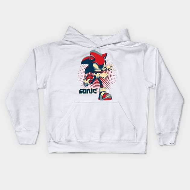 Sonic Hope Style Kids Hoodie by masnono